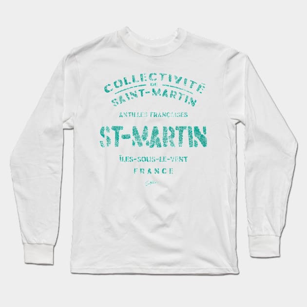 Saint Martin, French Antilles, France Long Sleeve T-Shirt by jcombs